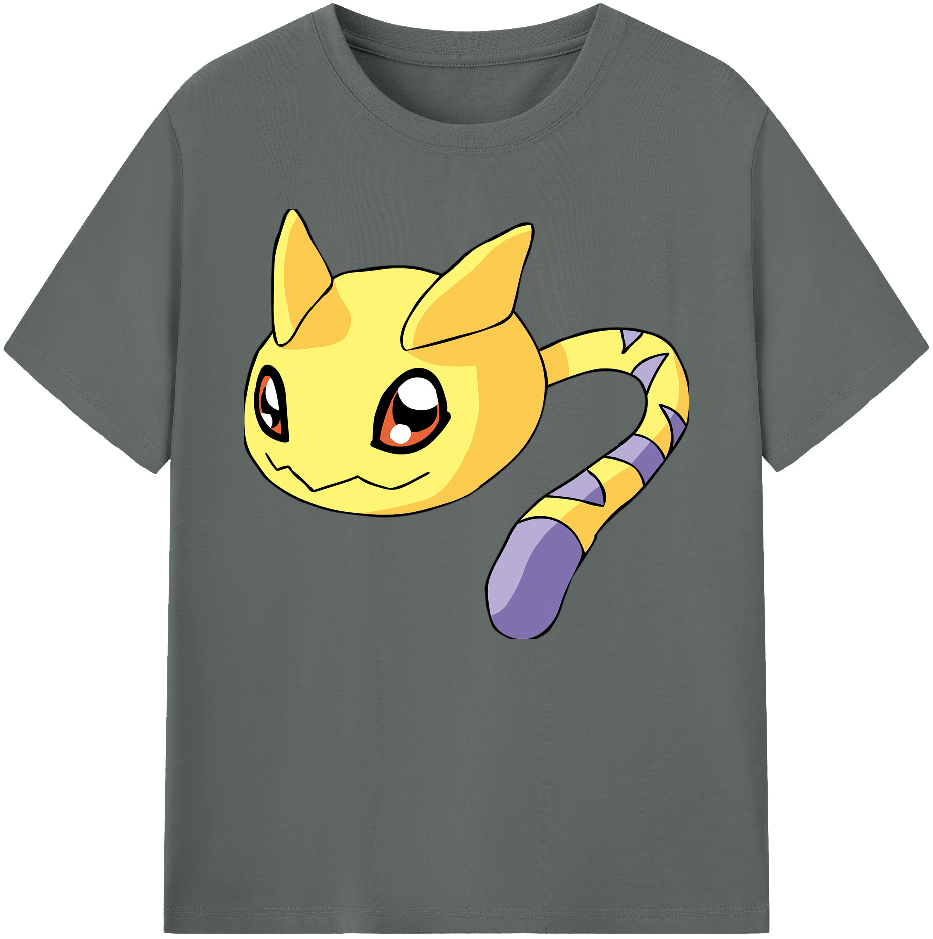 （画像用） Digimon デジタルモンスター/デジモン 綿100％ メンズ半袖Tシャツ｜肌触りやわらか＆通気性